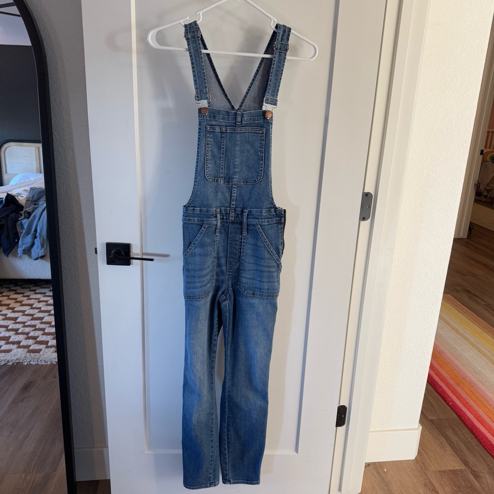 Madewell skinny overalls